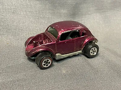 Vtg Topper Toys Johnny Lightning Bug Bomb Purple Diecast Volkswagen Redline • $14.99