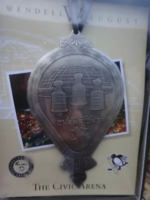Pgh Penguins Wendell August Civic Arena Ornament Stanley Cup Champions MIB • $20