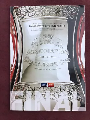 2011 Fa Cup Final Programme - Manchester City V Stoke City • £8