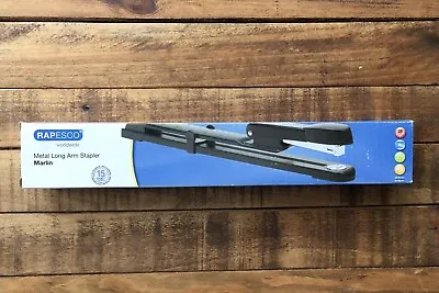 Rapesco A590FBA3 Marlin Long Arm Stapler - Black • £22