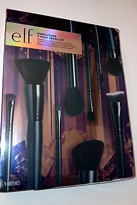 E.l.f. EMBELLISHED 9 Pc. Brush Set Holiday Brush Set Of 9 Face & Eye Brushes • $16.95