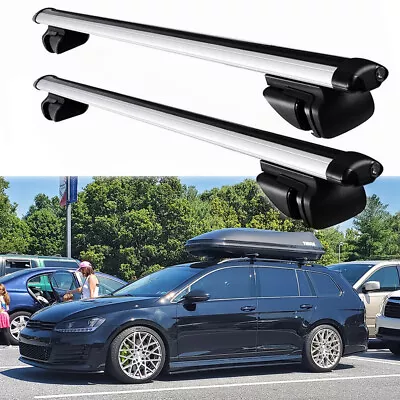 $129.11 • Buy 48  Top Roof Rack Cross Bars Cargo Luggage Carrier For Volkswagen Golf GTI MK5