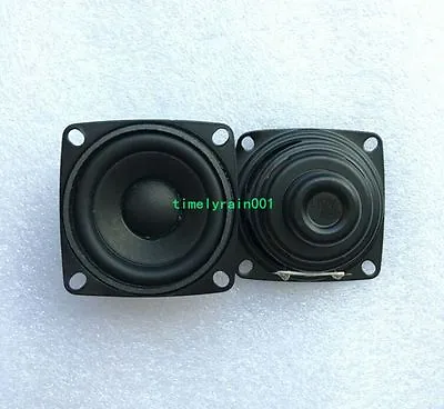 2pcs 52MM 4Ohm 5W Full-range Speaker Loudspeaker Neodymium Rubber Edge • $6.64