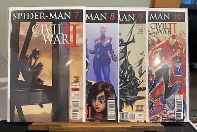 Spider-Man Civil War II #7-10 Marvel Comics 2016 - NM • $9.99