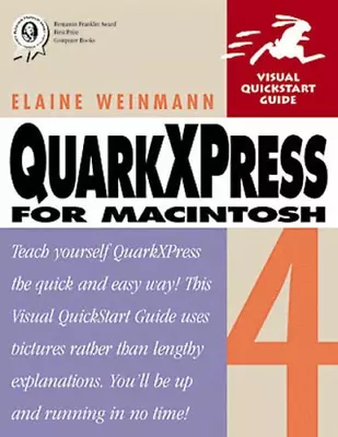QuarkXPress 4 For Macintosh: Visual QuickStart Guide (Visual Quickstart Guides) • £3.50