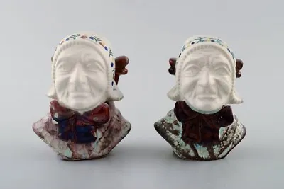 Michael Andersen Ceramics From Bornholm. 2 Female Heads • $140