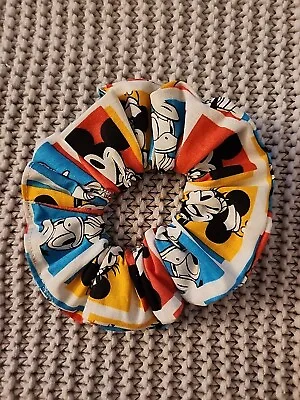 Handmade Hair Scrunchie Mickey Mouse And Friends Theme • $3.50