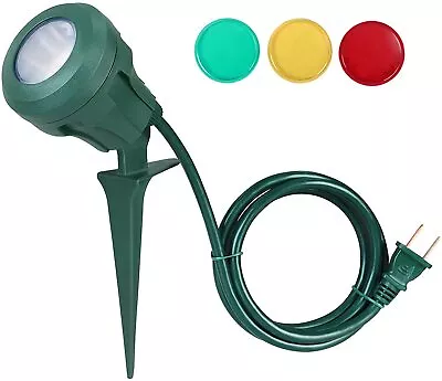 DEWENWILS Christmas Spotlight Outdoor 400lm Waterproof LED Spot Light With Stake • $17.99