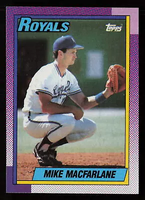 1990 Topps Mike Macfarlane #202 Kansas City Royals Baseball Card • $0.99