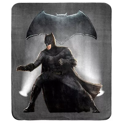 Dc Justice League Batman Polar Fleece Throw Rug • $29.95