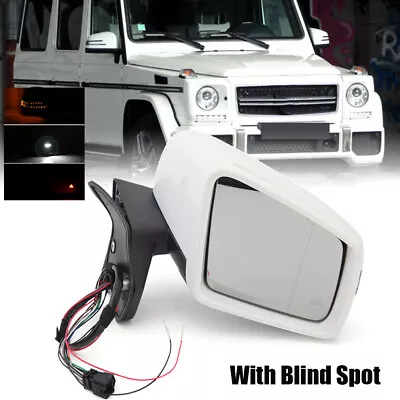 Right White Side Mirror W/Blind Spot For Mercedes Benz W463 G500 G550 1992-2012 • $132.99