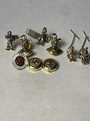 Gold Color Midian Shrine Masonic Lot Lapel Pins • $10.25