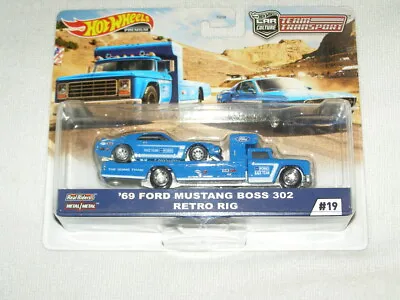 Hot Wheels Car Culture Team Transports #19 '69 Ford Mustang Boss 302 MOSC • $20