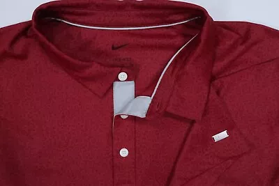 New Nike Golf Player Leopard Print Mens Xl Performance Micro Print Polo Shirt Ss • $42.09