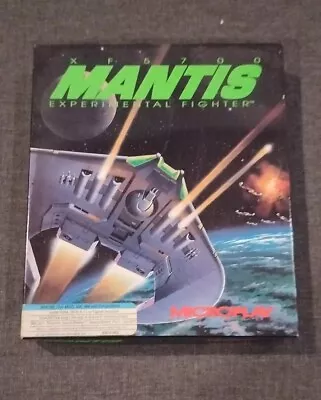 Mantis Experimental Fighter -MicroProse/MicroPlay 1992 Vintage PC 3.5  Big Box • $15