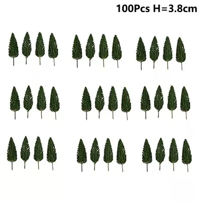 Model Pine Trees Model Tree 100Pcs 3.8CM Diorama Toy For Diorama Wargame • $13.44