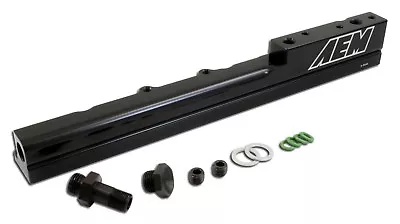 AEM Black Fuel Rail B16A2 B16A3 Honda Civic Si Del Sol VTEC 25-103BK B16A • $128.95