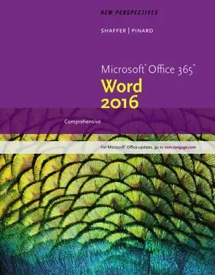 $33.11 • Buy New Perspectives Microsoft Office 365 & Word 2016 Comprehensive, Loose-Leaf