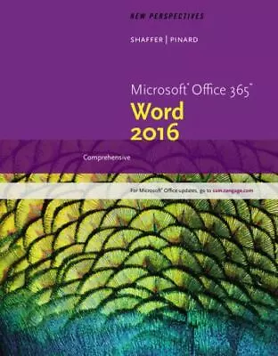 $33.11 • Buy New Perspectives Microsoft Office 365 & Word 2016 Comprehensive, Loose-Leaf