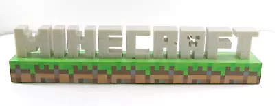 Minecraft LED Logo Light Game Room Decor Box Night Lamp Battery MicroUSB Working • £19.25