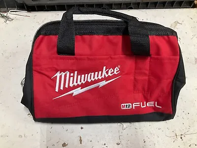 Milwaukee M12 FUEL 13  X 10  X 9  Canvas Tool Bag For M12 M18 - 902001011 • $12.95