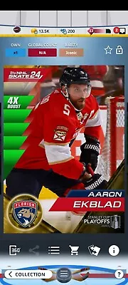 Topps Skate 24 - Aaron Ekblad Playoff Base Iconic DIGITAL • $2.49