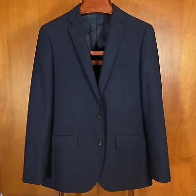 J Crew Ludlow Cashmere Flannel Jacket 40R Navy Blue Blazer • $99