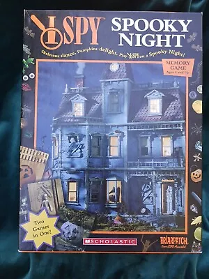 Scholastic I Spy Spooky Night 2-in-1 Memory Card Game Riddles Halloween Ages 4+  • $12
