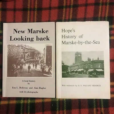 Signed - 2x Local History📕Marske By The Sea-Ena Holloway + Alan Hughes - Alf. S • £29.85