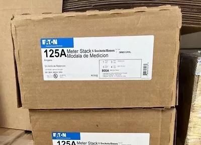 Eaton 3MM512RRL Meter 125A 800A Indoor Outdoor 5-gang 3P Ringless • $2750