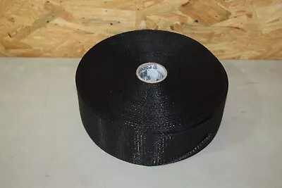 ProSelect PSDSBM Black Woven Polypropylene Web Duct Strap 3  X 100 Yd • $25