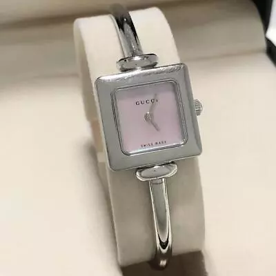 Vintage Gucci 1900L Women's Watch Quartz Pink Dial - Square Design • $155