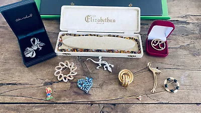 £5.79 • Buy Joblot If Jewellery Costume Bundle Broaches K2