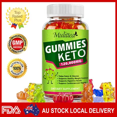 Keto Gummies Ketone Advanced Weight Loss Fat Burner 120000MG Dietary Supplement • $25.99