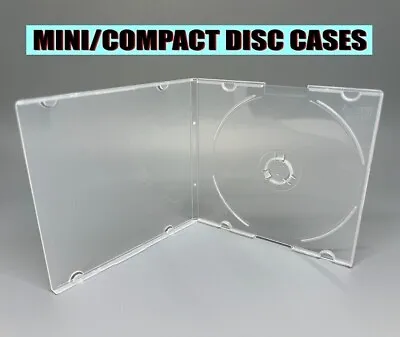 400 New High Quality Super Clear CD DVD Slim Poly Case For 3  Mini Disc SF16 • $56