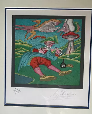 Mihail Chemiakin Original Print Lithograph Russian Art Les Paysages Russes IV • $499