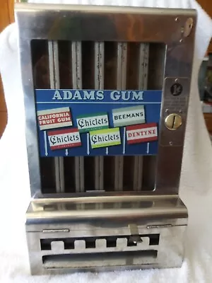 Vintage 1936 Mills Adams Tab Gum Vending Machine Coin Op Not Gumball Subway • $275