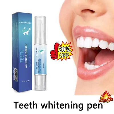 $3.74 • Buy Instant Teeth Whitening Pen White Tooth Clean Gel Uv Bleach Dental Strength Au
