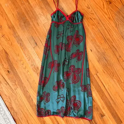 VOOM BY JOY HAN EDEN VINTAGE SILK DRESS Size M • $35