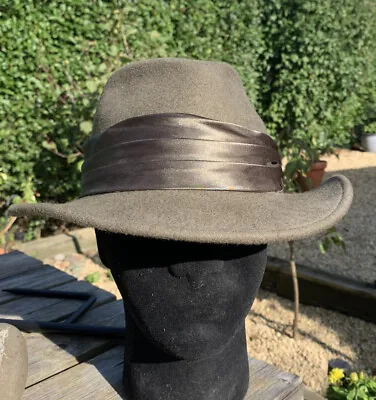 Jack Murphy Trilby Hat. Colour Olive. One Size. NWOT • £35