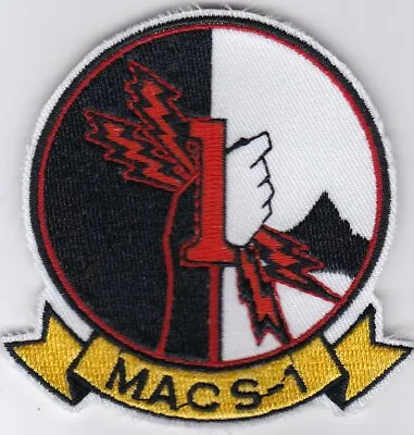 USN US NAVY USMC Marine Air Control Squadron 1 MACS-1  MACS YUMA Patch 7.5 Cm • $4.99