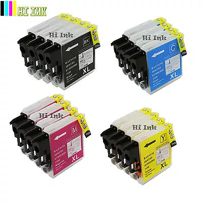 16PK New LC65 XL Ink For Brother MFC-5890CN MFC-5895CW MFC-6490CW MFC-6890CDW • $16.99