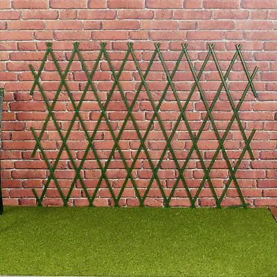 Expandable PVC Plant Support Trellis Climbing Fence Panel Wall Lattice Trellises • £14.99