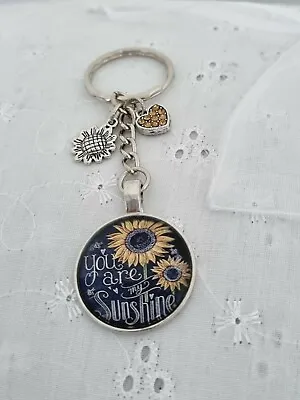 £3.88 • Buy You Are My Sunshine Keyring With Organza Gift Bag