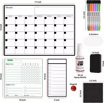 Magnetic Chore Chart For Refrigerator Family Chores Chart Family Planner • $14.96