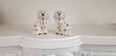 Pair Of Beswick Staffordshire Miniture English Spaniel Dogs 3.5” (Rare) • £89.95