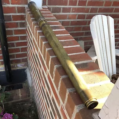 £175 • Buy Antique  D McGregor & Co Glasgow & Greenock Large Single Draw Brass Telescope