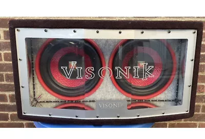 Viisonik Bandpass Enclosure With Dual 12” Subwoofers PARTS ONLY !! LOCAL PICK UP • $75