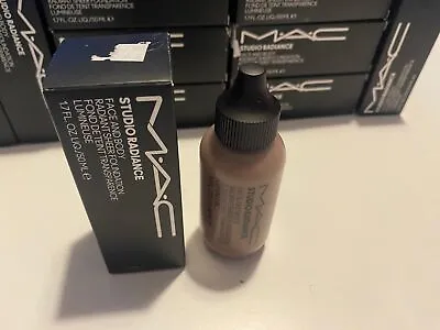2 X MAC Studio Radiance Face And Body Radiant Sheer Foundation 50ml C9 New Boxed • £10.99