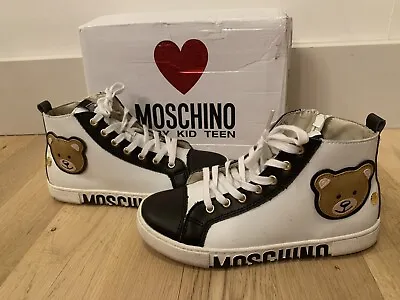 Moschino Girls Teddy Bear Designer Shoes Size 36 • $60